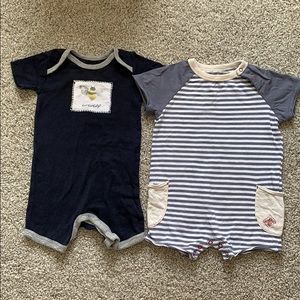 Burt’s Bees Baby Boy 3-6 Months Set of 2